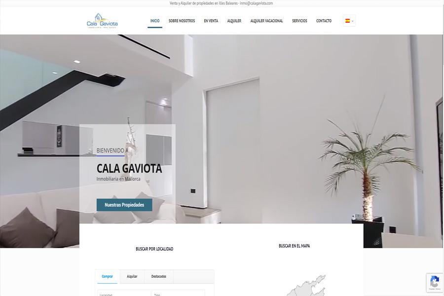 Web Cala Gaviota<span>WordPress</span>